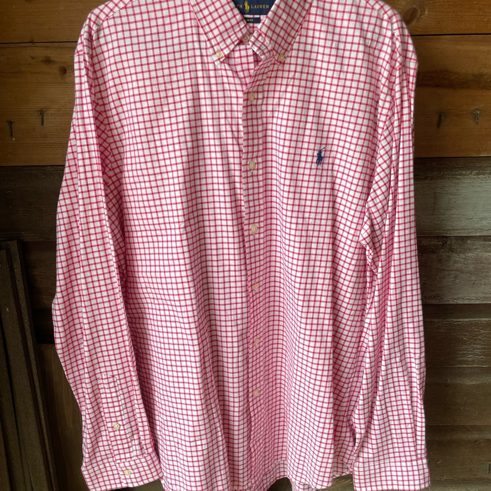 Ralph Lauren Pink Casual Button Down Shirt